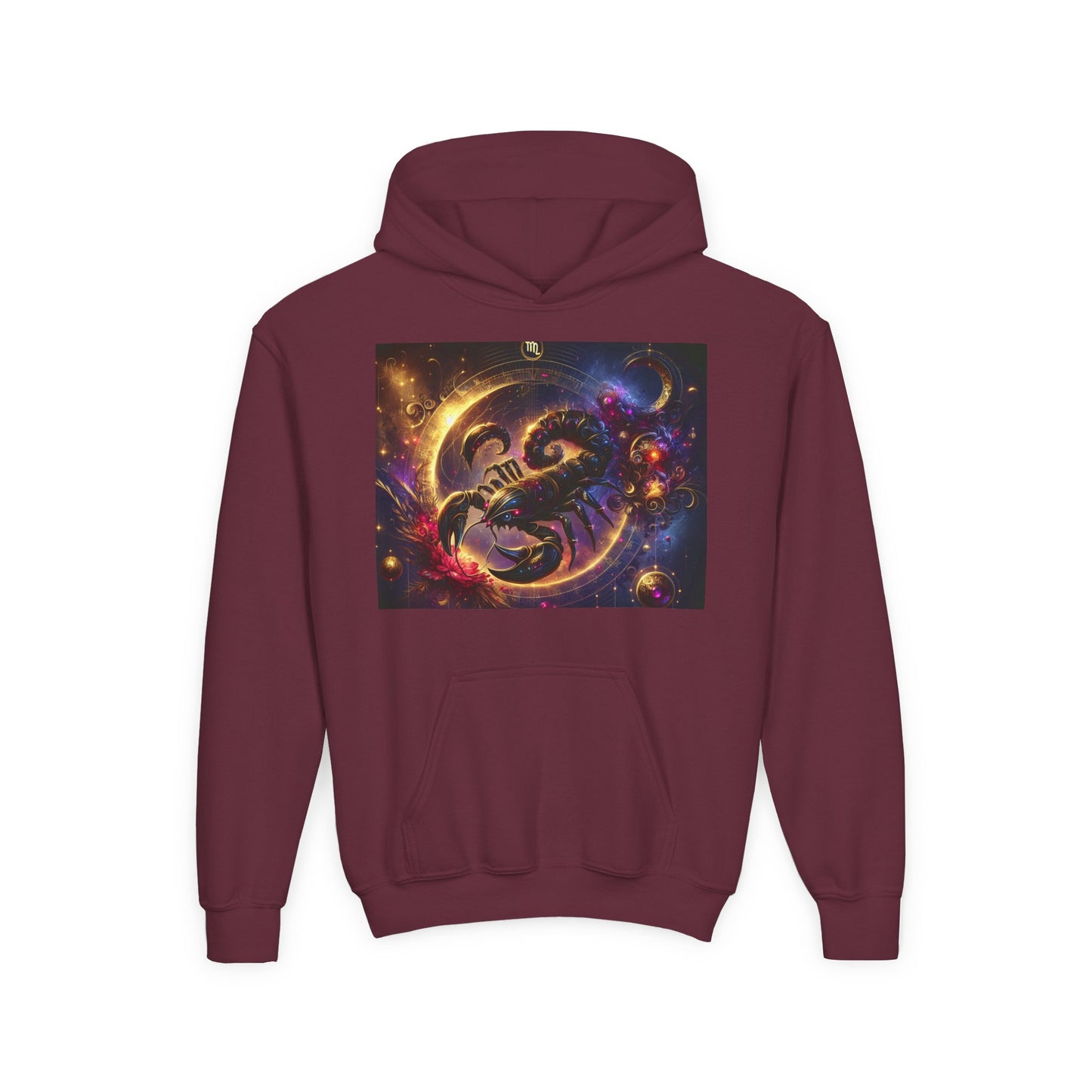 Scorpio Youth Hoodie - Heavy Blend Sweatshirt