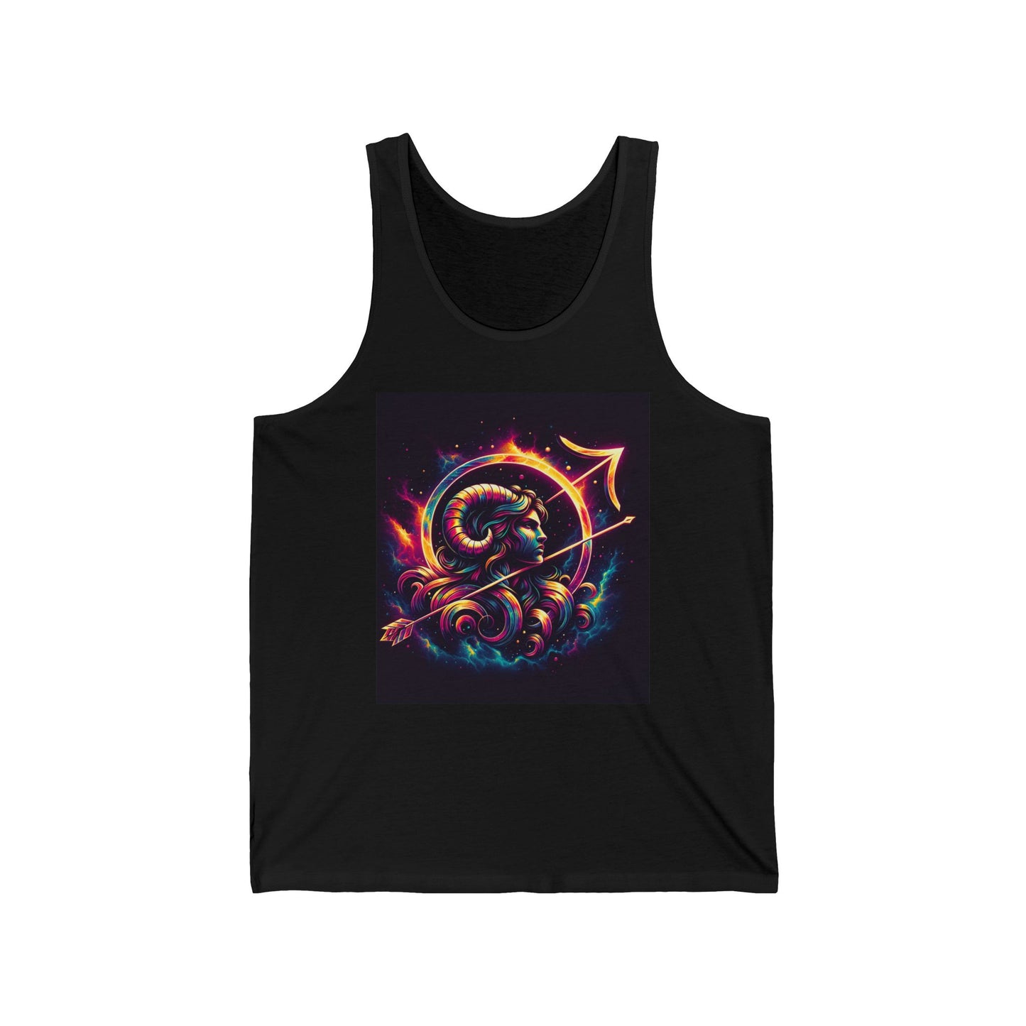 Sagittarius  Unisex Jersey Tank Top - Perfect for Festivals & Casual Wear
