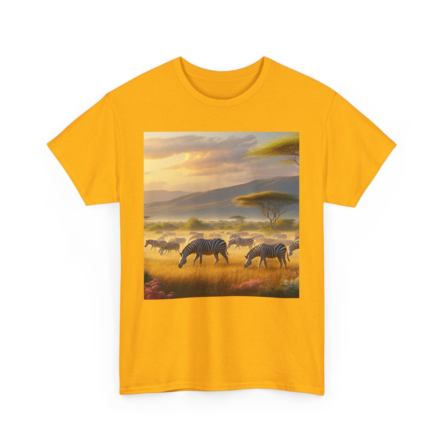 Zebras Women's Heavy Cotton Tee