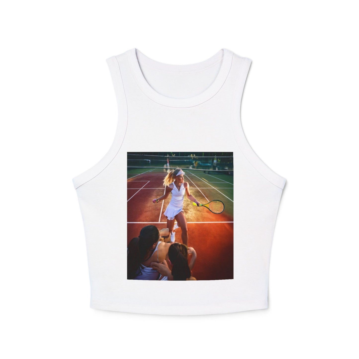 Tennis Women's Micro Rib Racer Tank Top