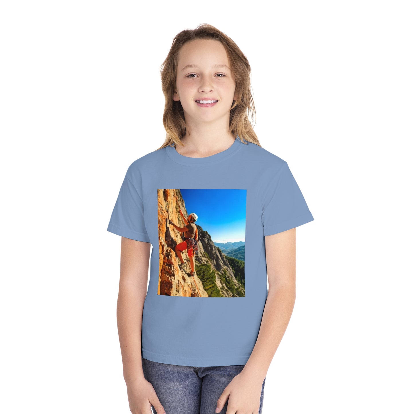 Rock Climbing Youth Midweight Tee