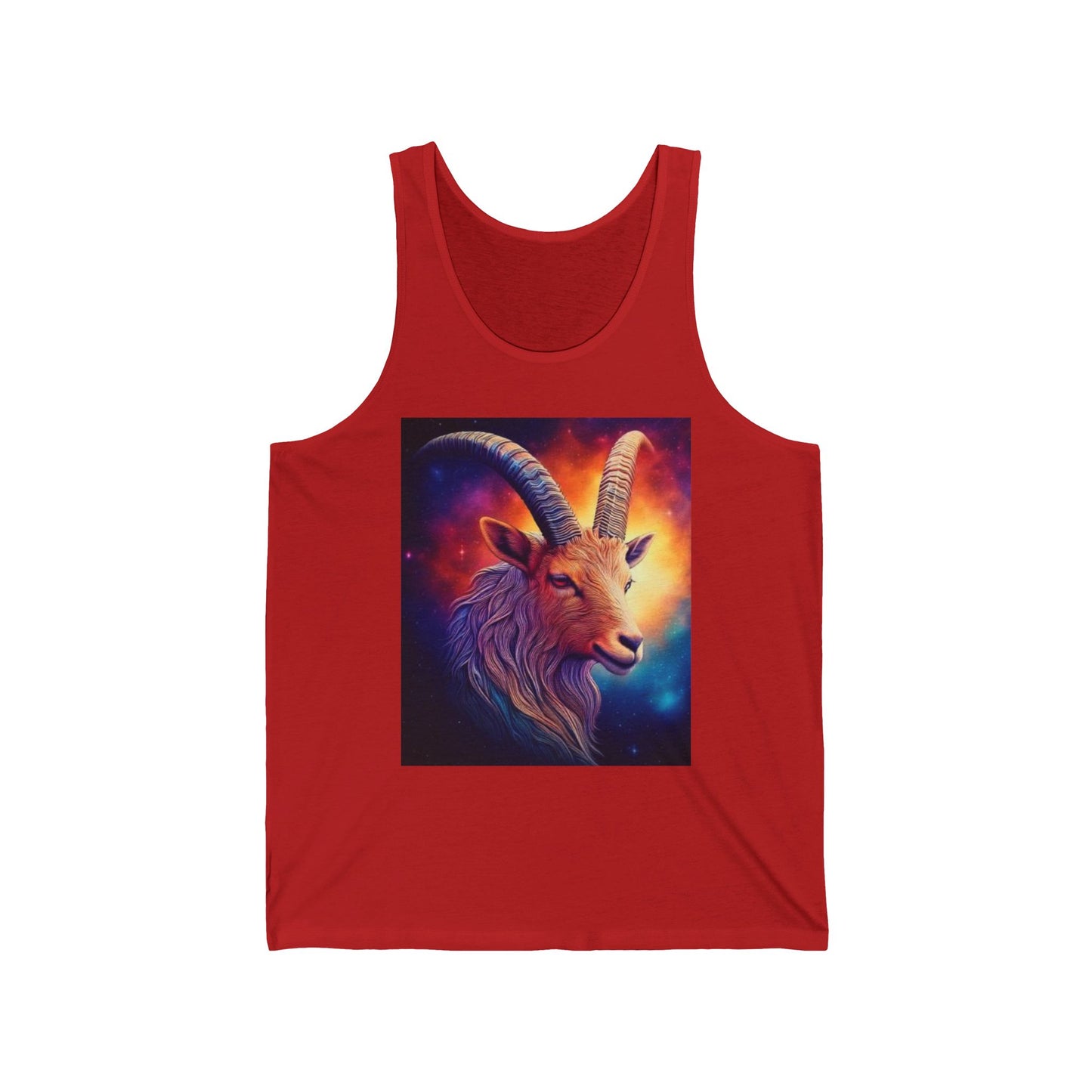 Capricorn Unisex Jersey Tank Top - Perfect for Festivals & Casual Wear