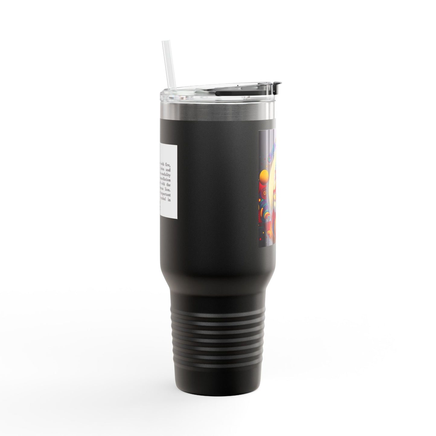 Leo Insulated Travel Mug, 40oz, Perfect for Zodiac Fans, Coffee, Tea, Water