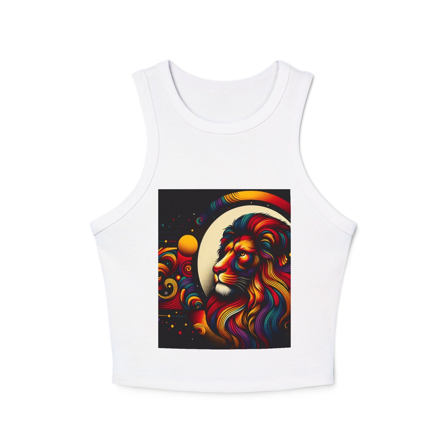 Leo Women's Micro Rib Racer Tank Top