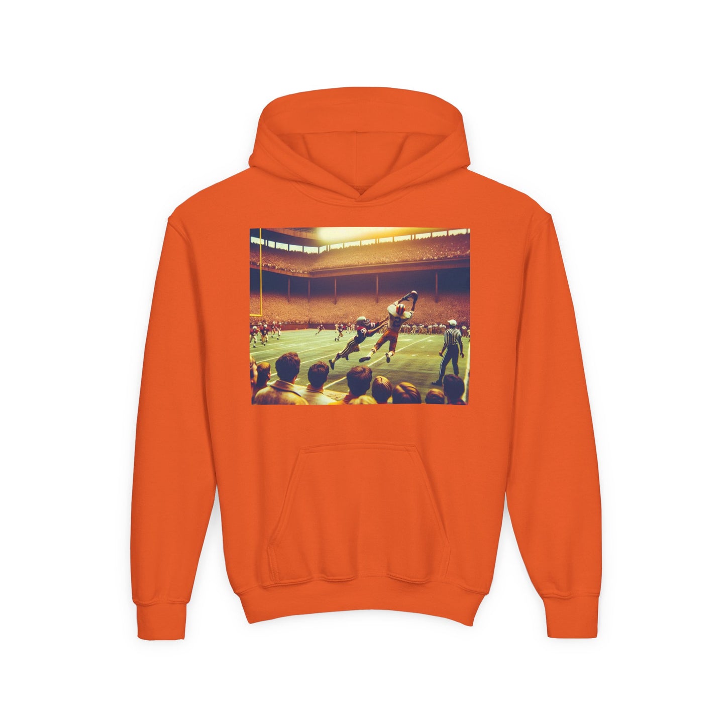 Football Youth Hoodie - Heavy Blend Sweatshirt