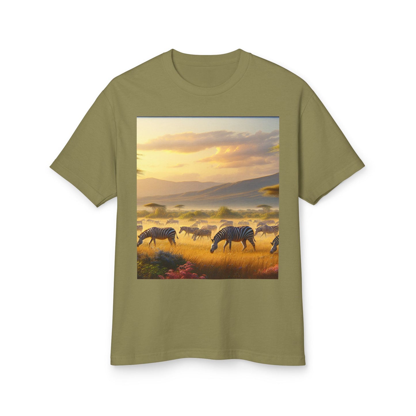 Zebras Heavyweight Tee - Unisex Garment-Dyed Shirt