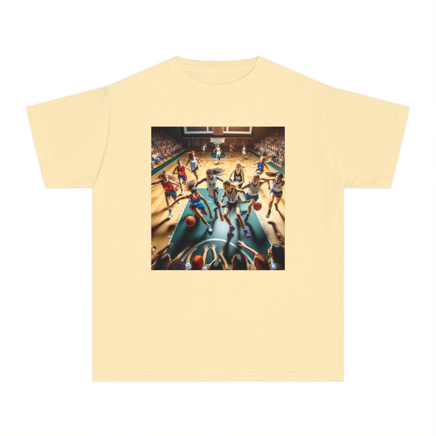 Basketball Youth Midweight Tee
