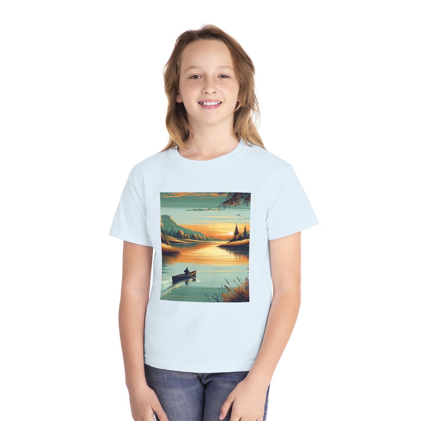 Canoeing Youth Midweight Tee