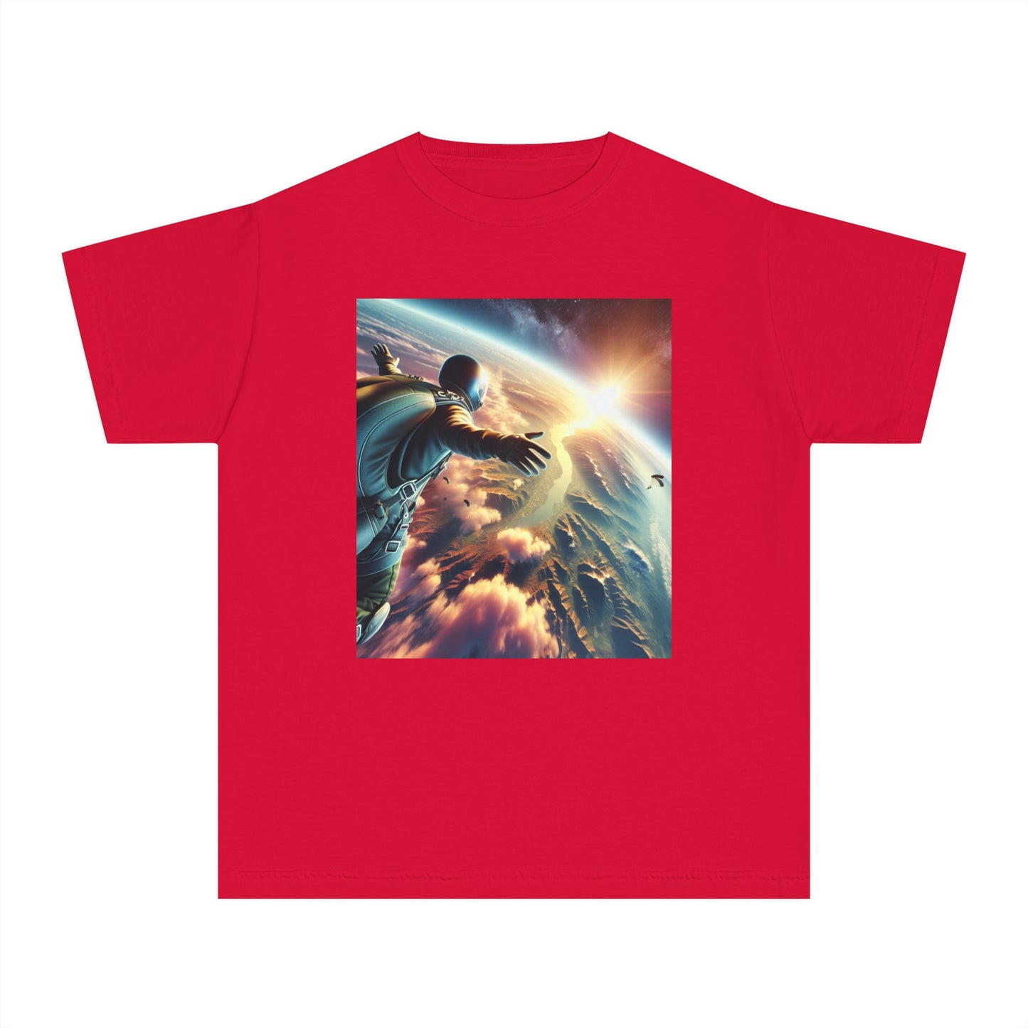 Sky Diving Youth Midweight Tee