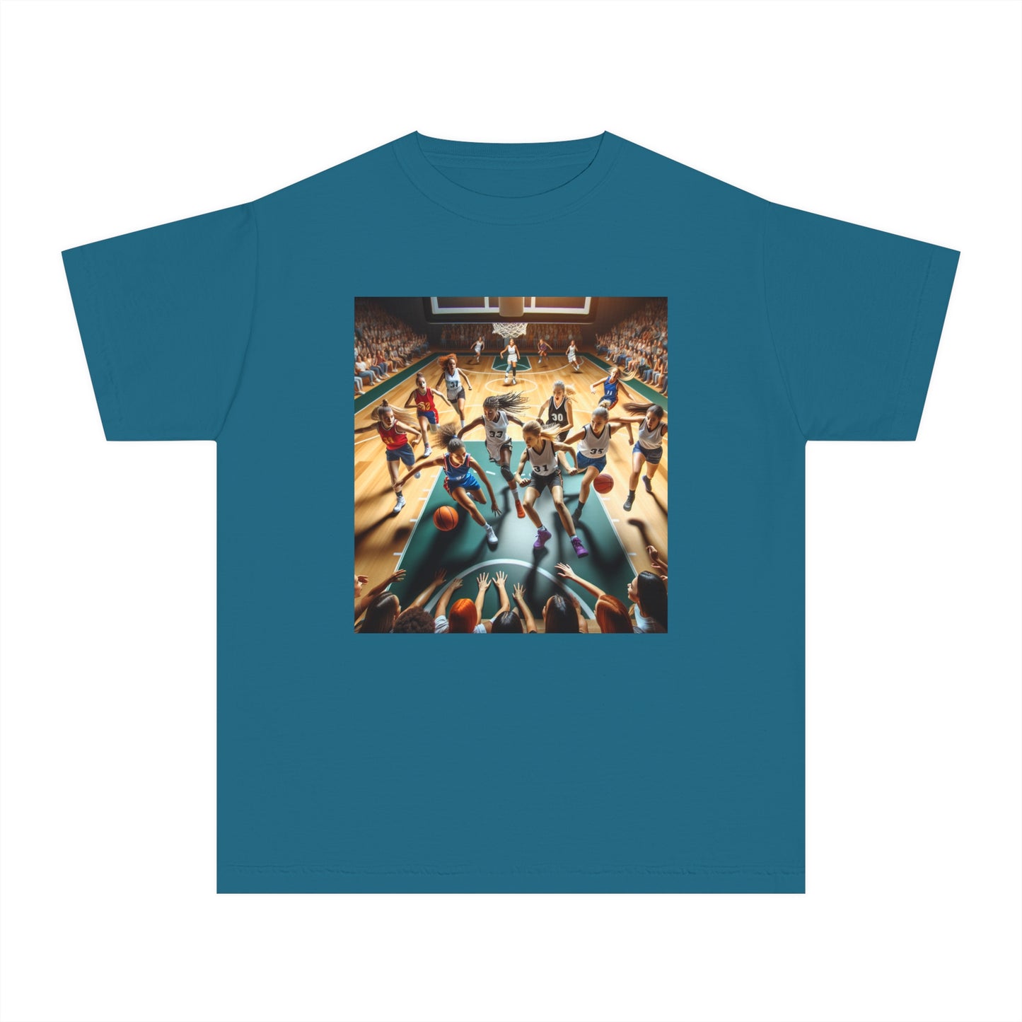 Basketball Youth Midweight Tee