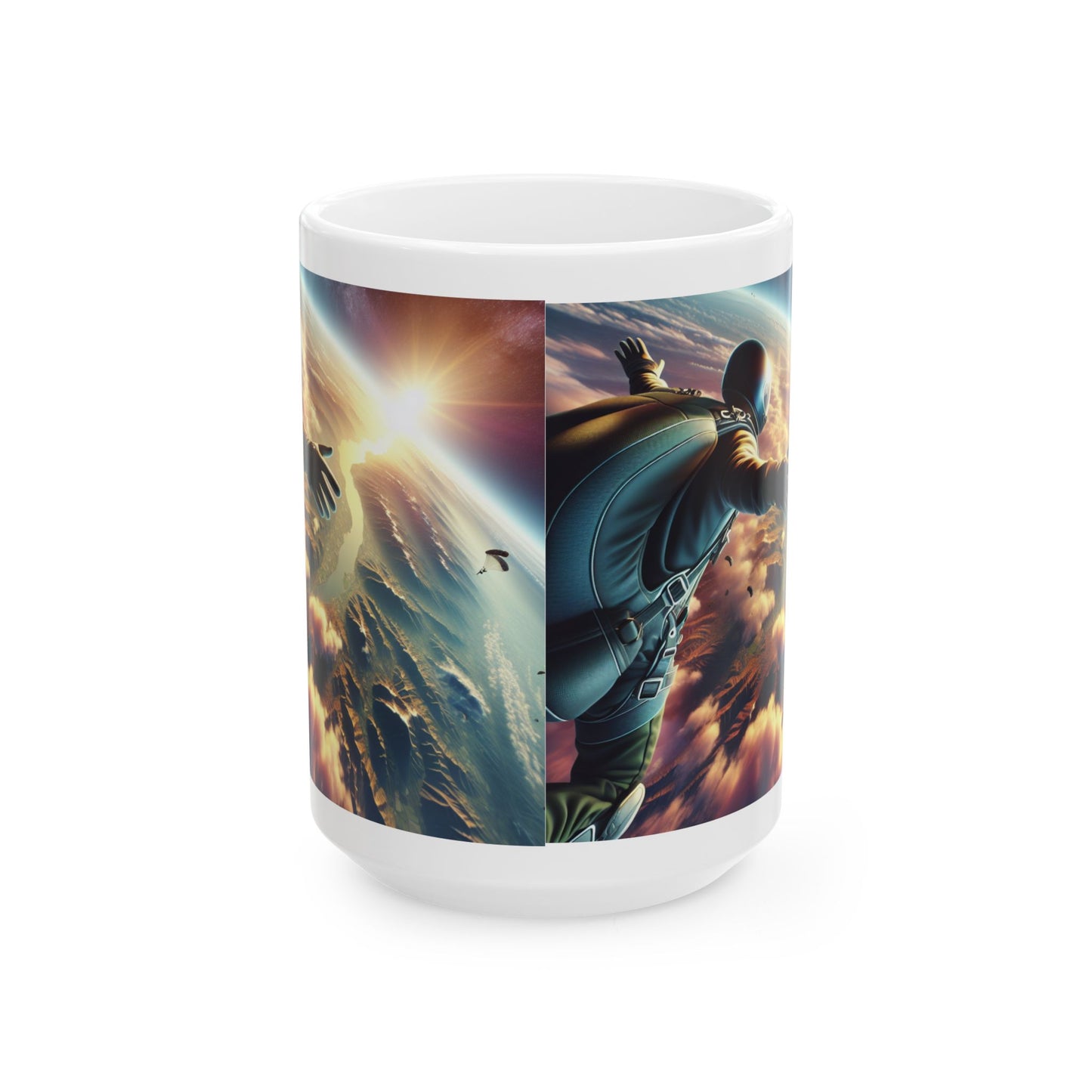 Sky Diving Ceramic Mug