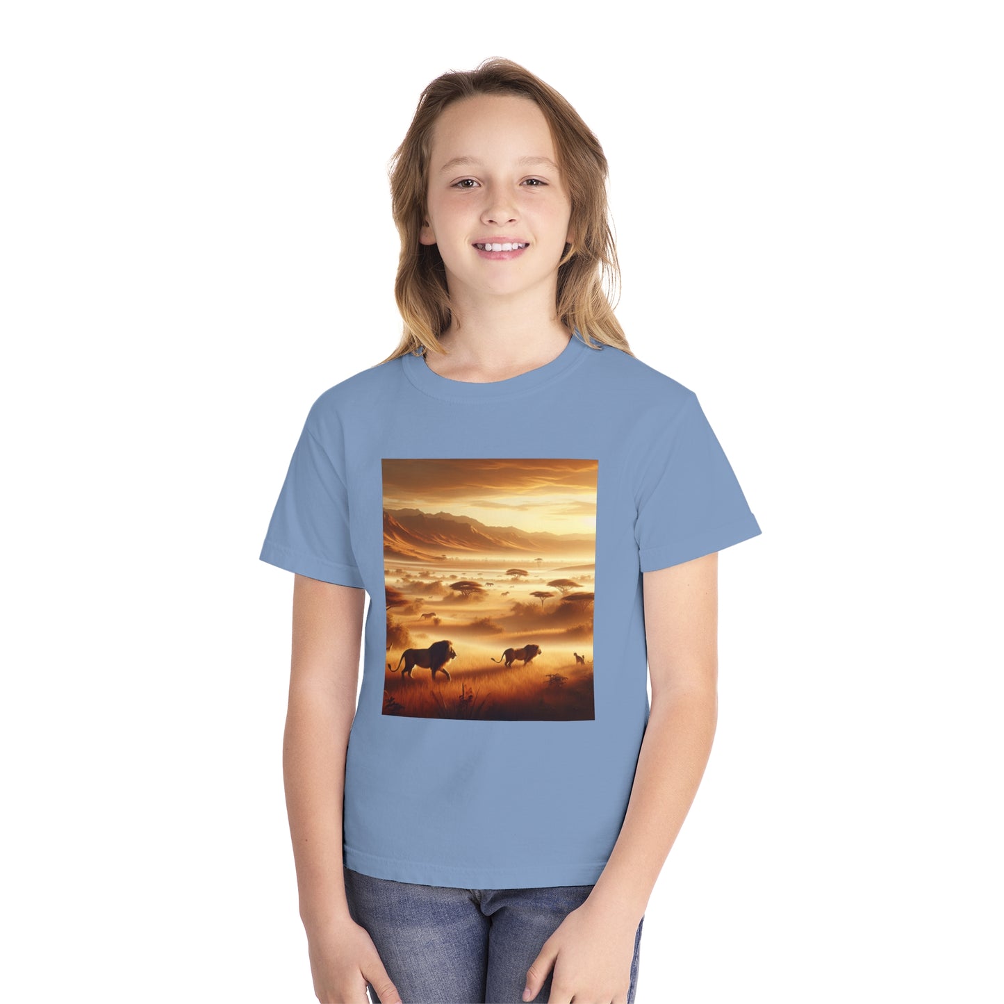 Lions Youth Midweight Tee