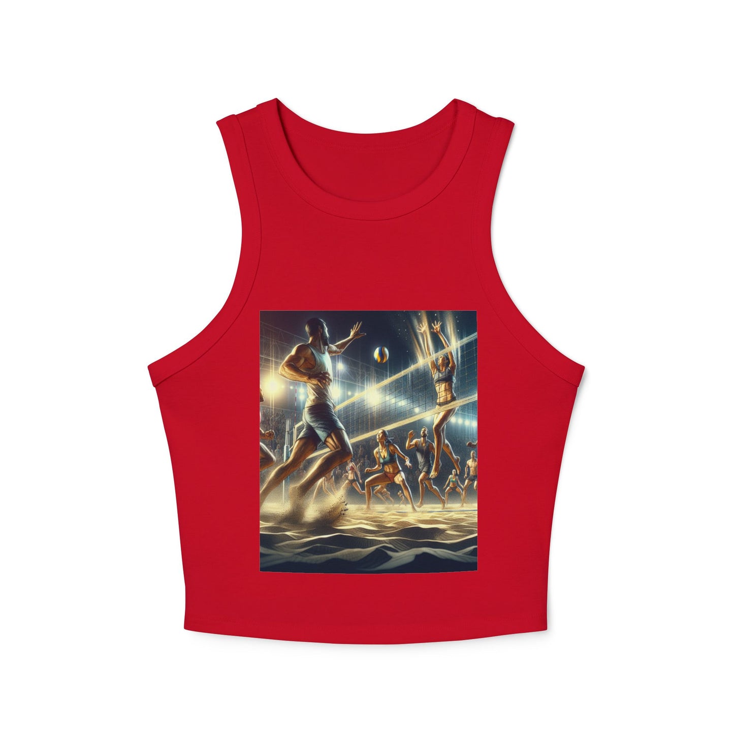 Volleyball Women's Micro Rib Racer Tank Top