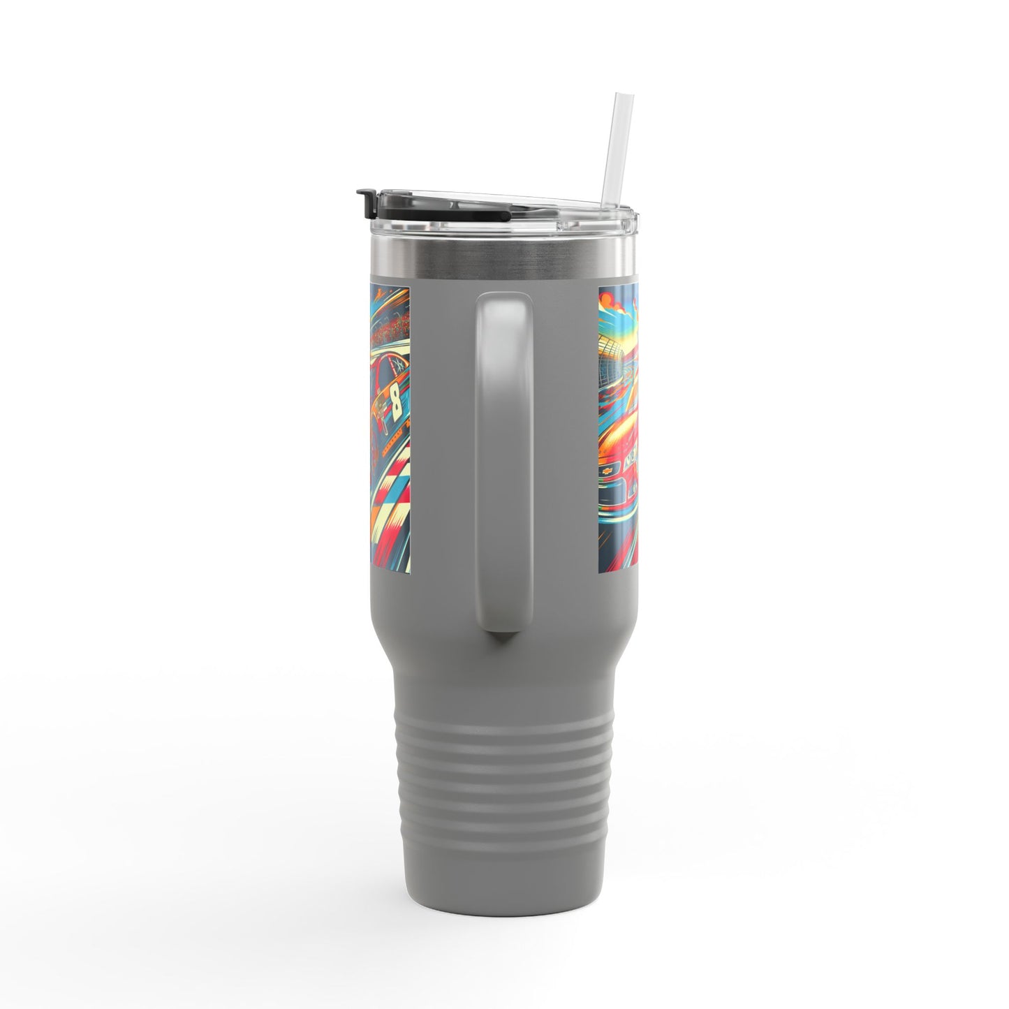 Vintage NASCAR Insulated Travel Mug, 40oz, Perfect for Fans, Sports Events, Coffee, Tea, Water