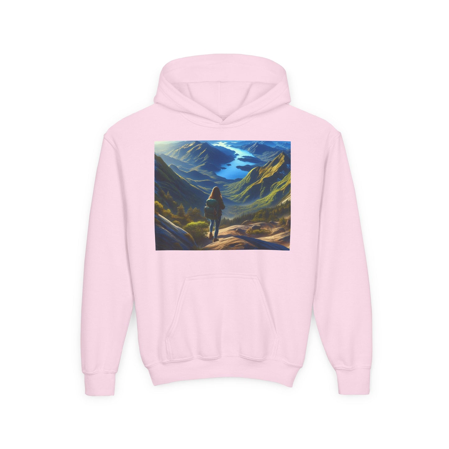 Hiking Youth Hoodie - Heavy Blend Sweatshirt