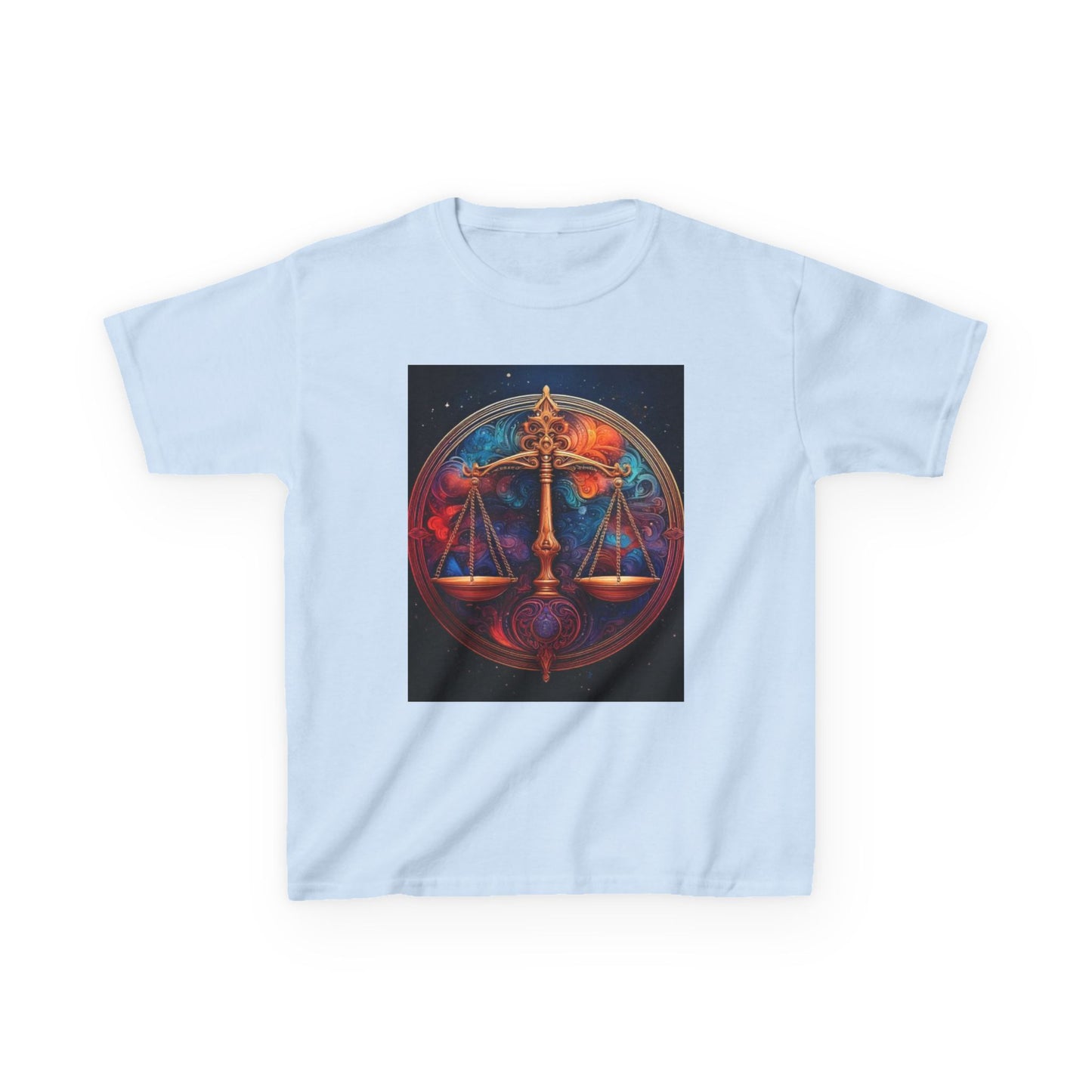 Libra Horoscope Kids Tee - Cosmic Zodiac T-Shirt for Astrology Lovers, Birthday Gift, Everyday Wear, Reference Guide, Unique Design