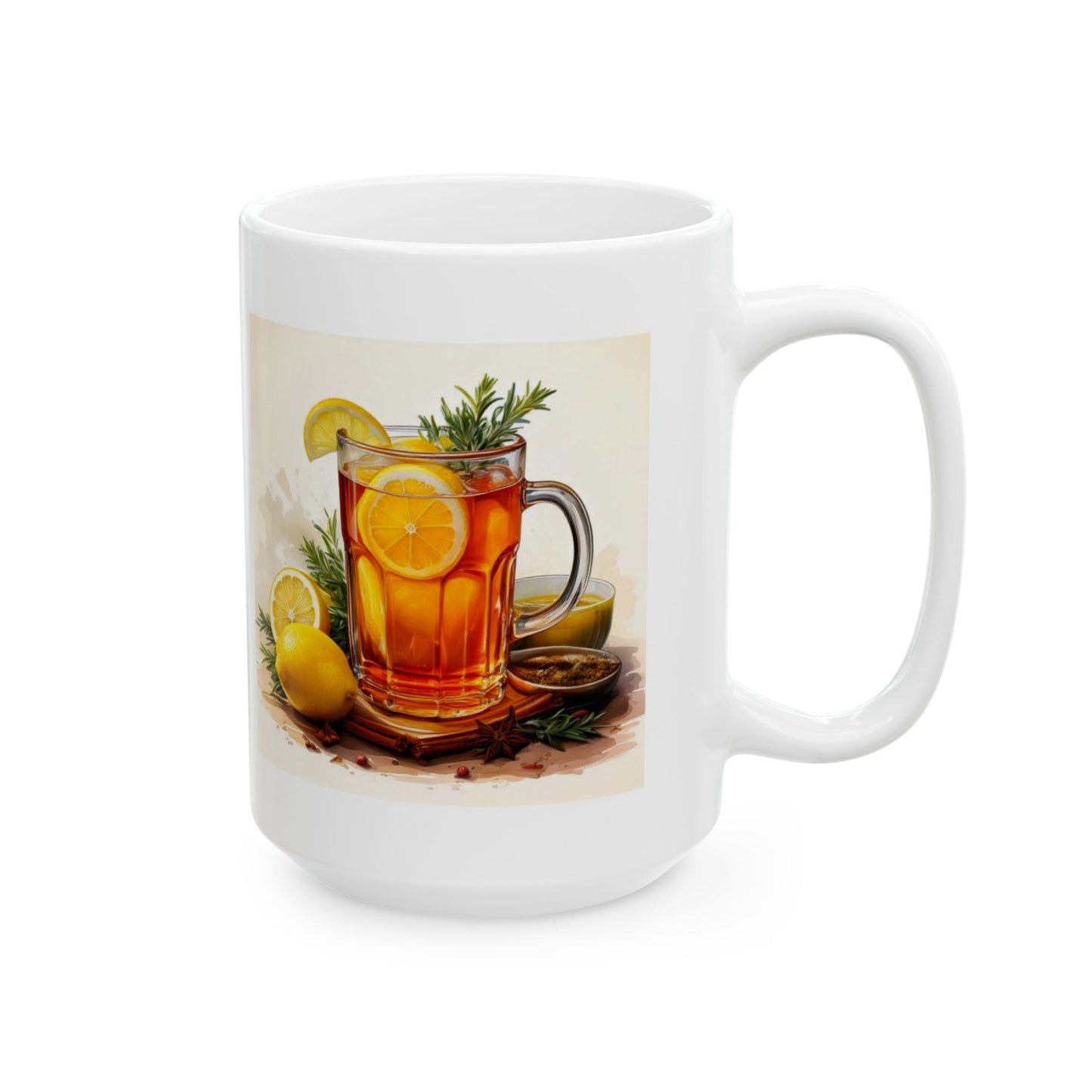 Hot Toddy Ceramic Recipe Mug