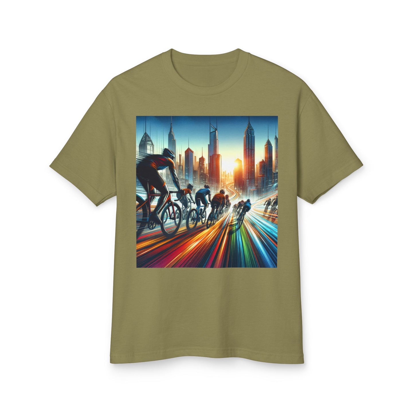 Cycling Heavyweight Tee - Unisex Garment-Dyed Shirt