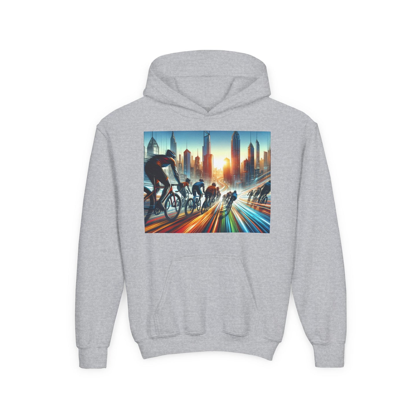 Cycling Youth Hoodie - Heavy Blend Sweatshirt