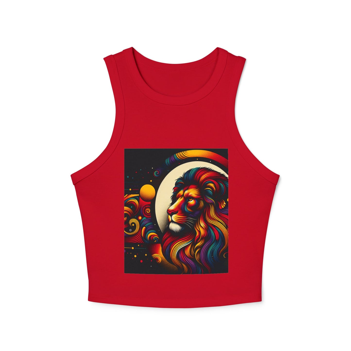 Leo Women's Micro Rib Racer Tank Top