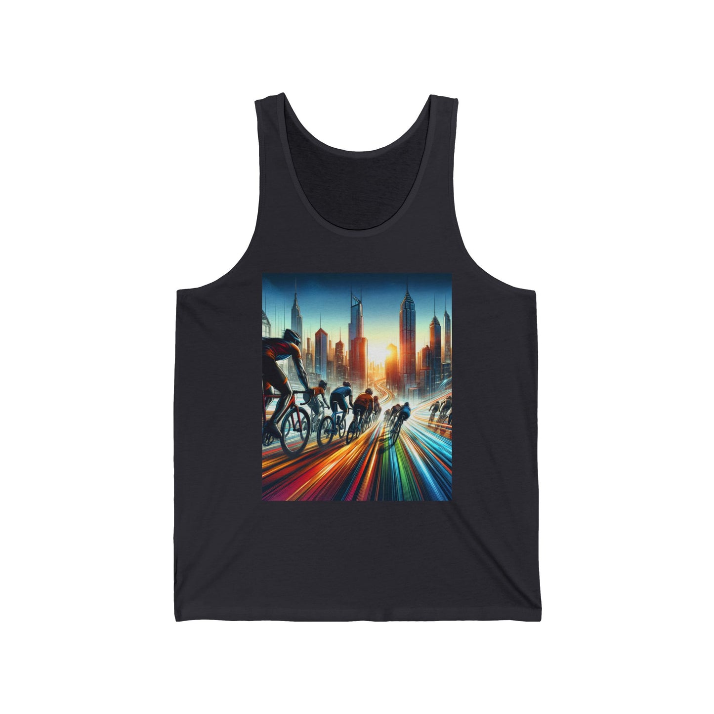 Cycling Unisex Jersey Tank Top - Perfect for Festivals & Casual Wear