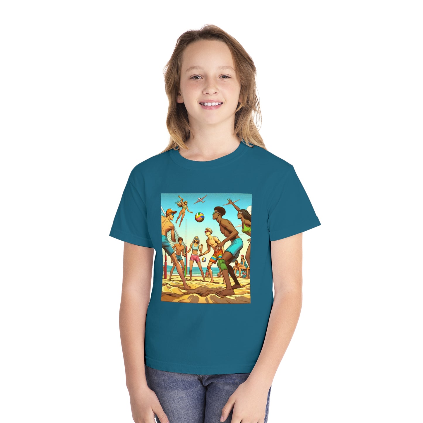 Volleyball Youth Midweight Tee