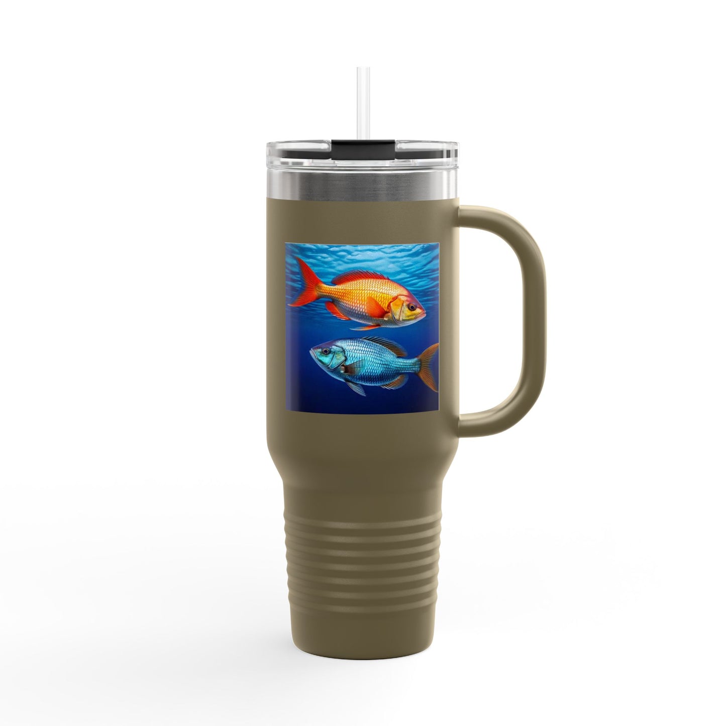 Pisces Insulated Travel Mug, 40oz, Perfect for Zodiac Fans, Coffee, Tea, Water