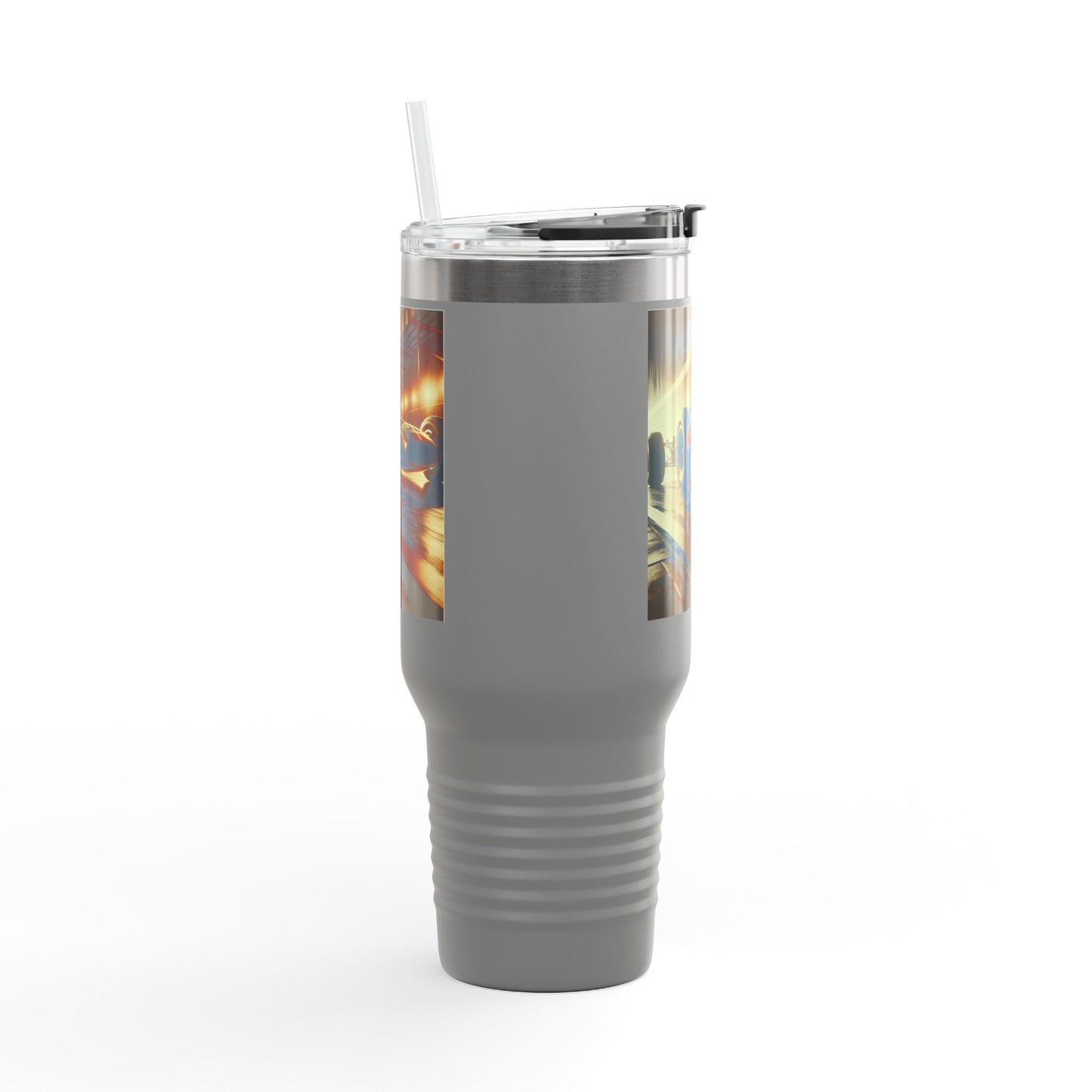 Vintage F1 Insulated Travel Mug, 40oz, Perfect for Fans, Sports Events, Coffee, Tea, Water