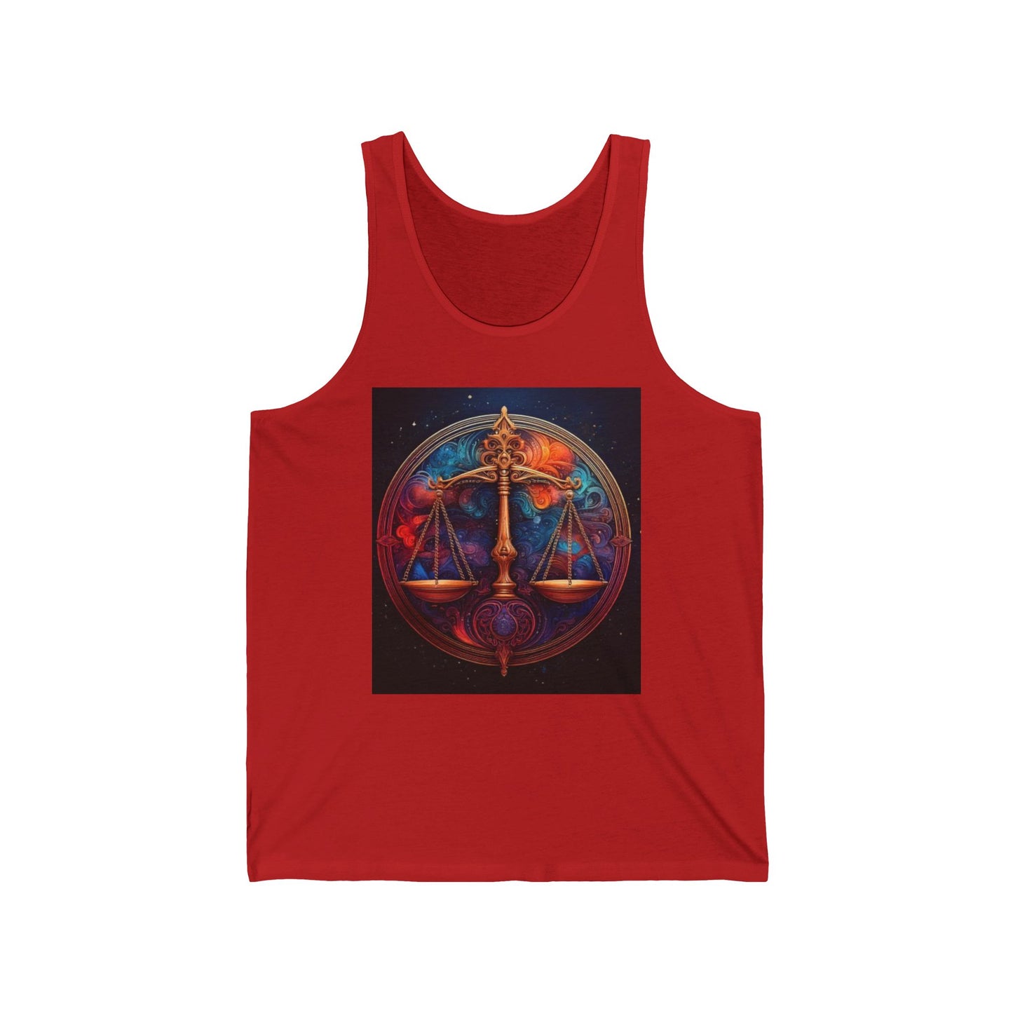 Libra Unisex Jersey Tank Top - Perfect for Festivals & Casual Wear