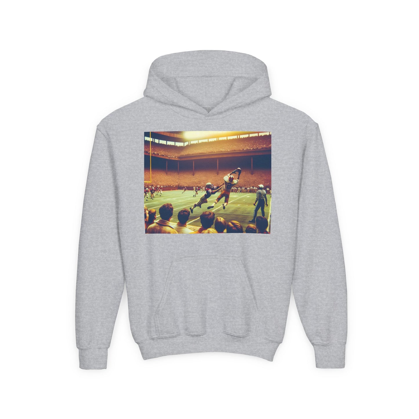 Football Youth Hoodie - Heavy Blend Sweatshirt