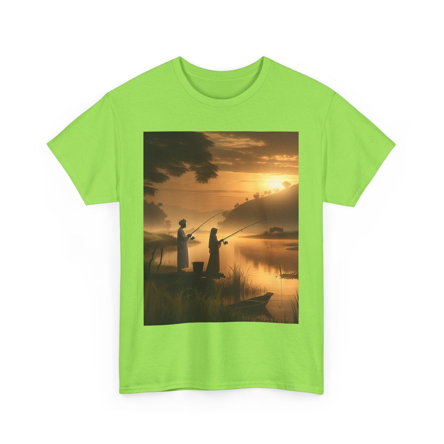 Fishing Women's Heavy Cotton Tee