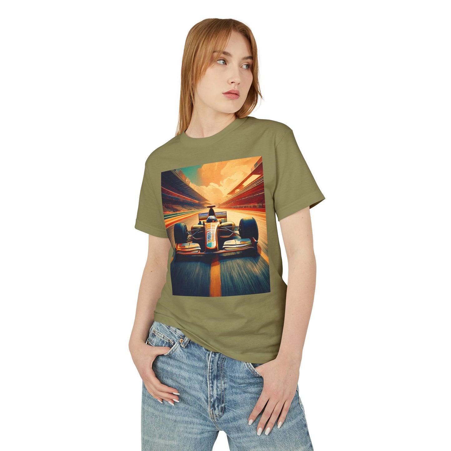 F1 Heavyweight Tee - Unisex Garment-Dyed Shirt