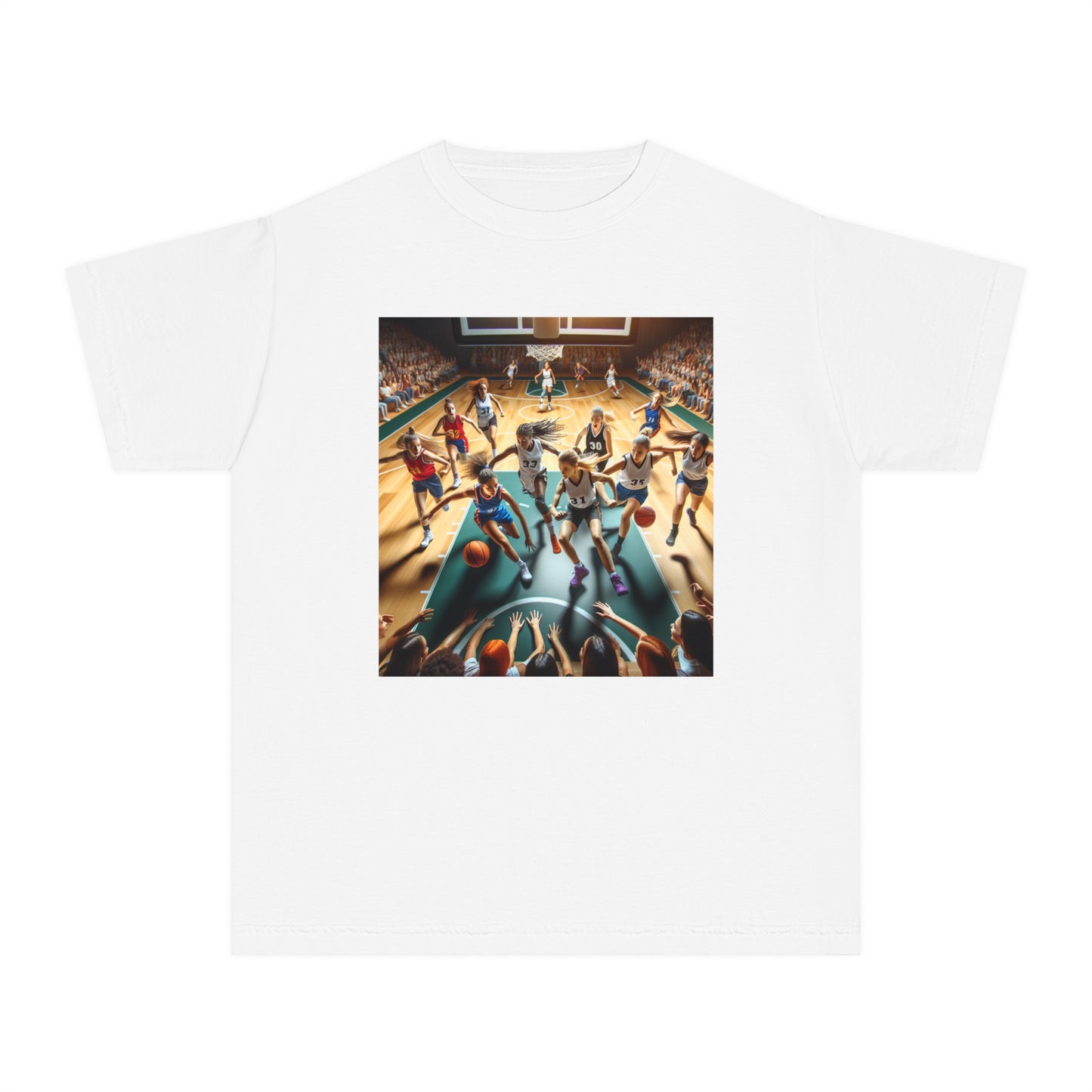 Basketball Youth Midweight Tee