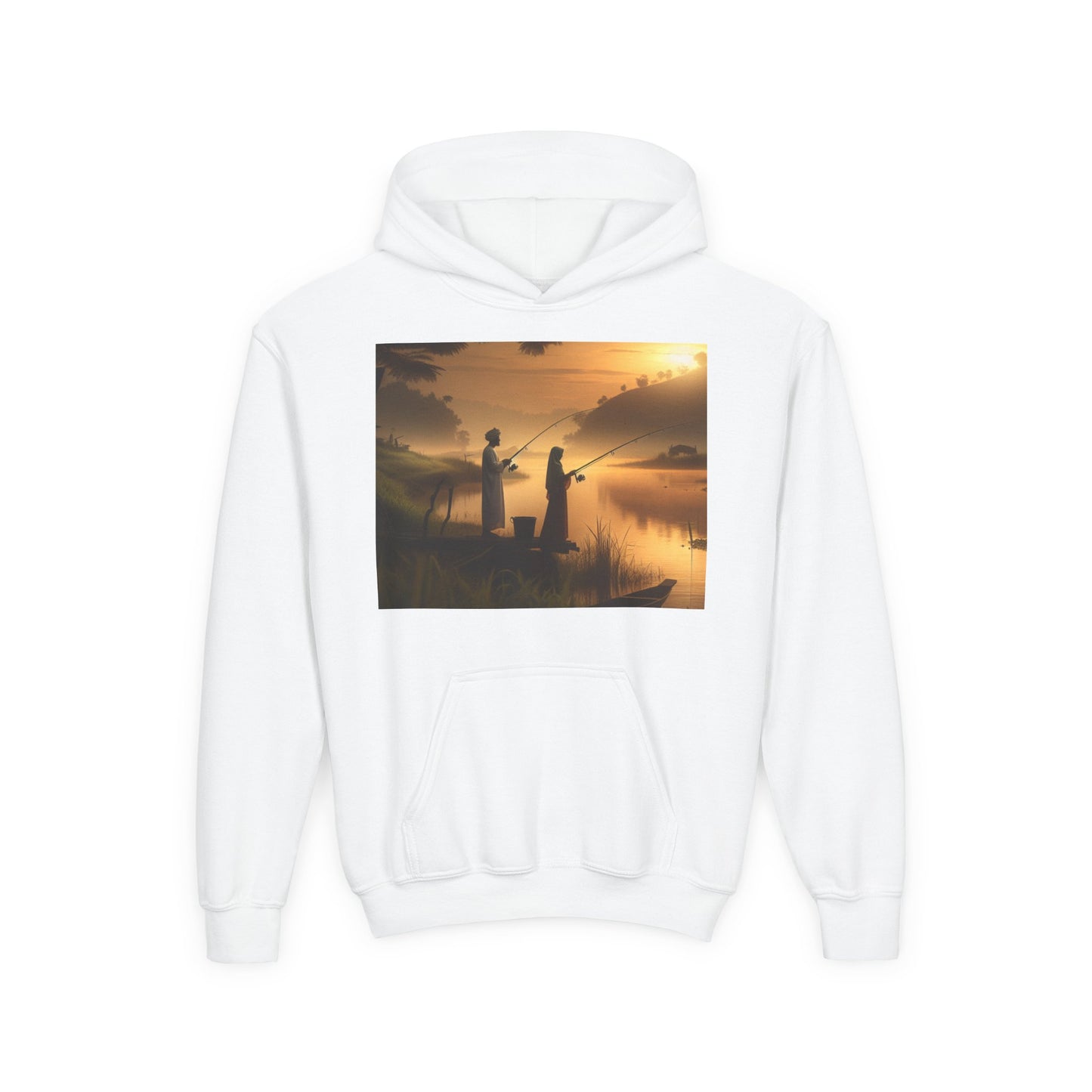 Fishing Youth Hoodie - Heavy Blend Sweatshirt