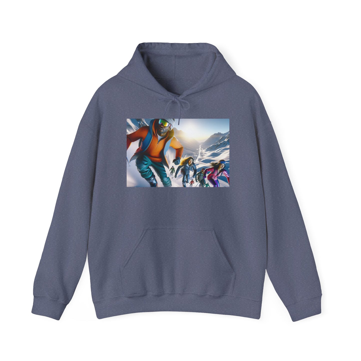 Skiing Unisex Hoodie - Sports Team Vibes