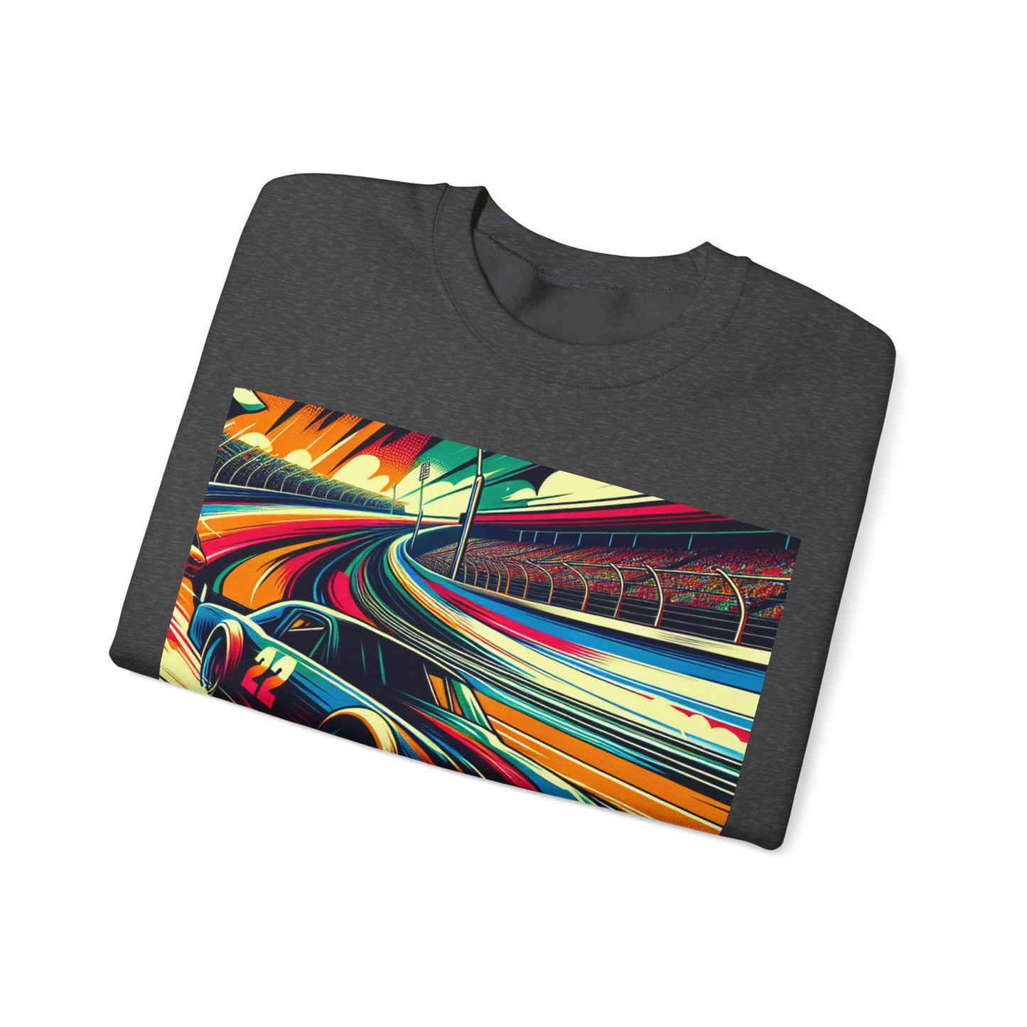 Race Car Crewneck Sweatshirt | Racing Apparel, Unisex Sweatshirt, NASCAR Gift, Motorsports Clothing, Car Enthusiasts Sweatshirt