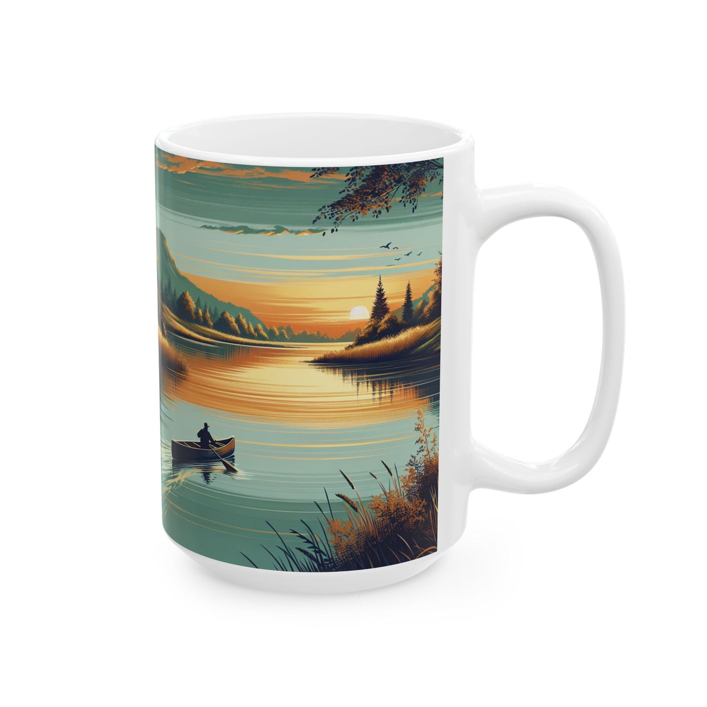 Canoeing Ceramic Mug