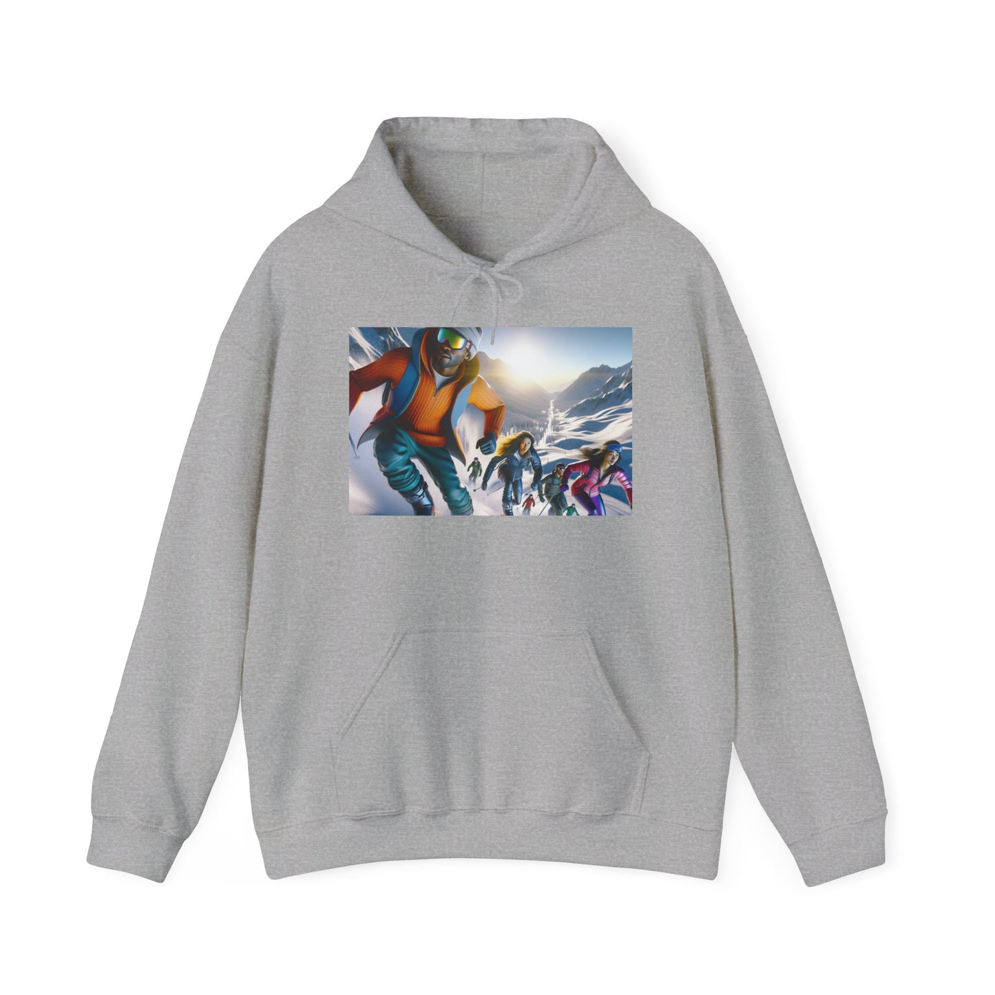 Skiing Unisex Hoodie - Sports Team Vibes