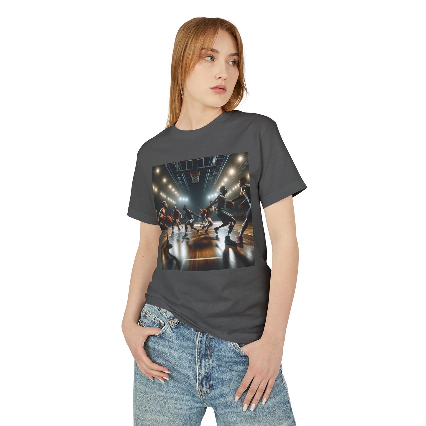 Basketball Heavyweight Tee - Unisex Garment-Dyed Shirt