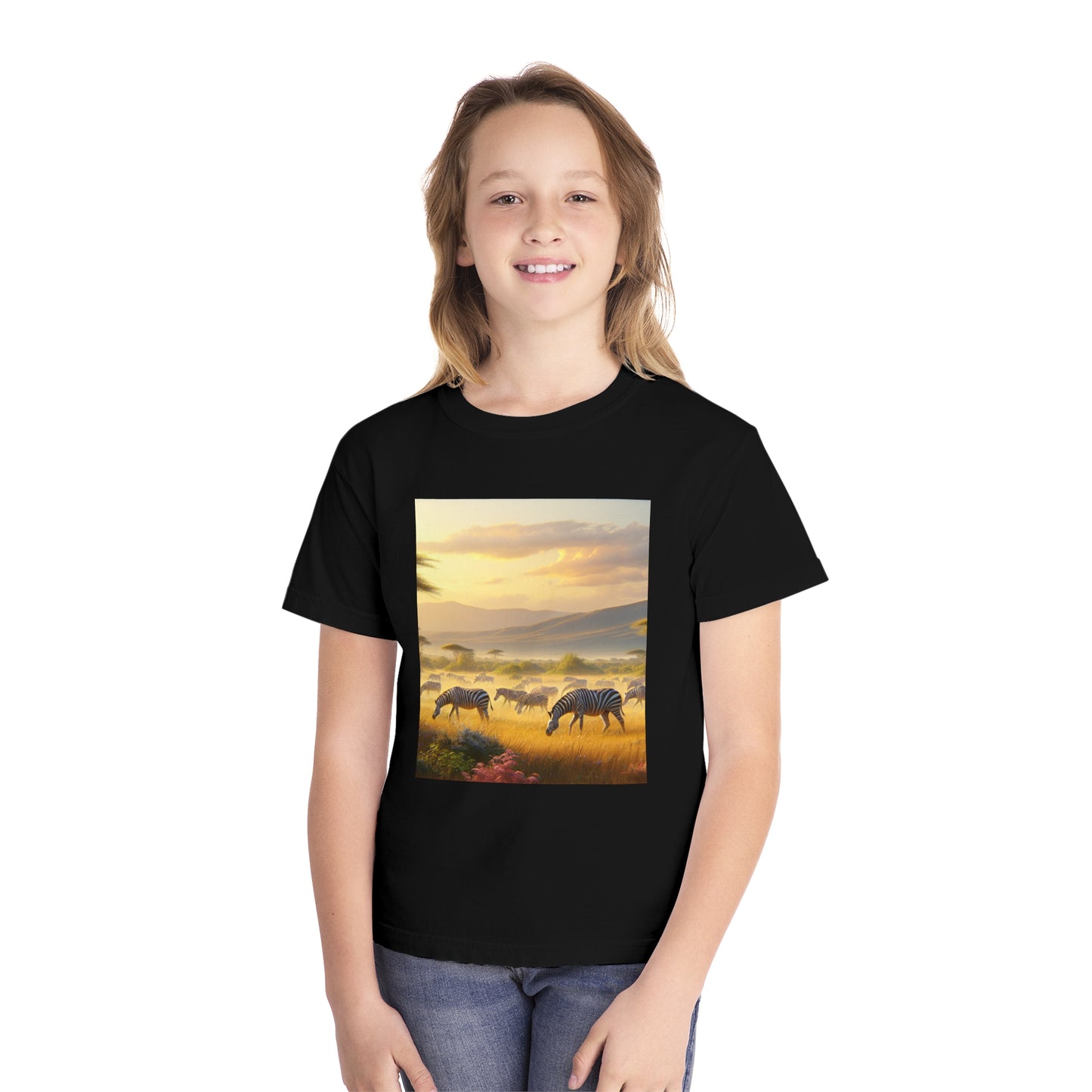 Zebras Youth Midweight Tee