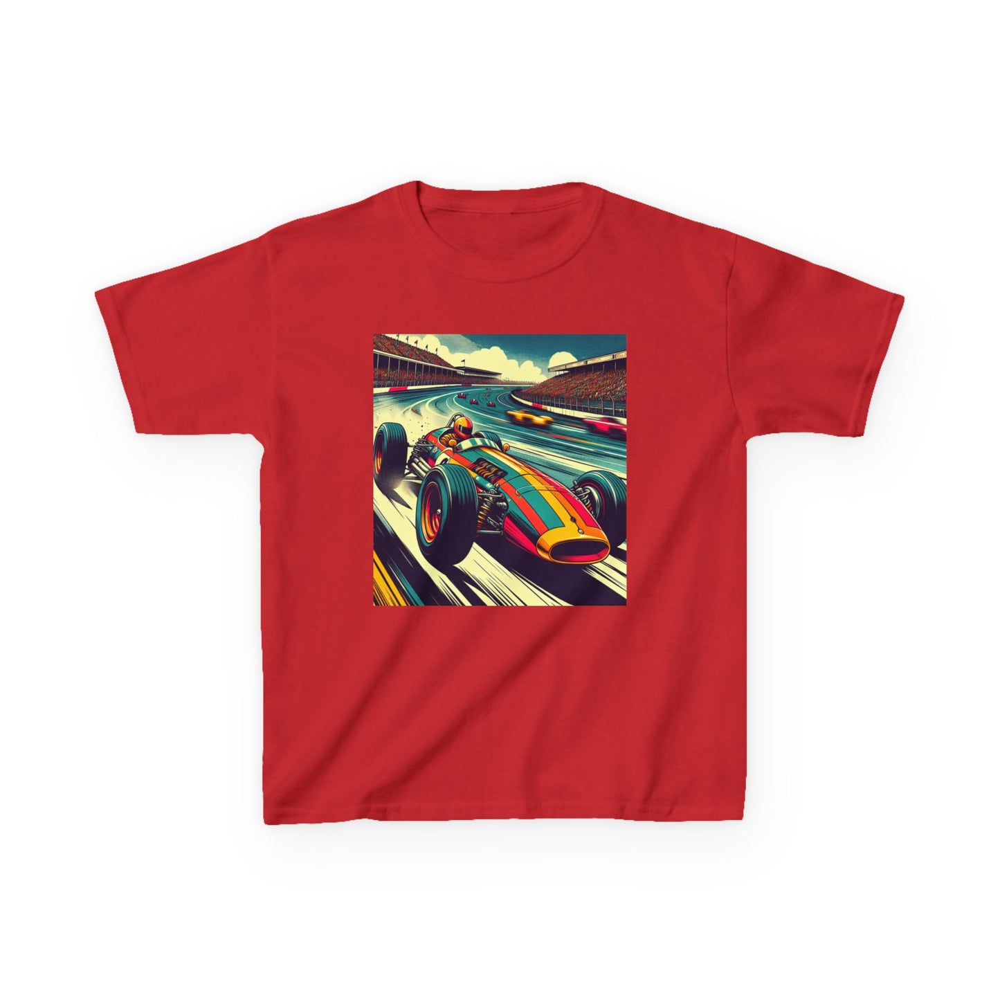 Vintage F1 Kids Tee, Birthday Gift, Everyday Wear, Reference Guide, Unique Design