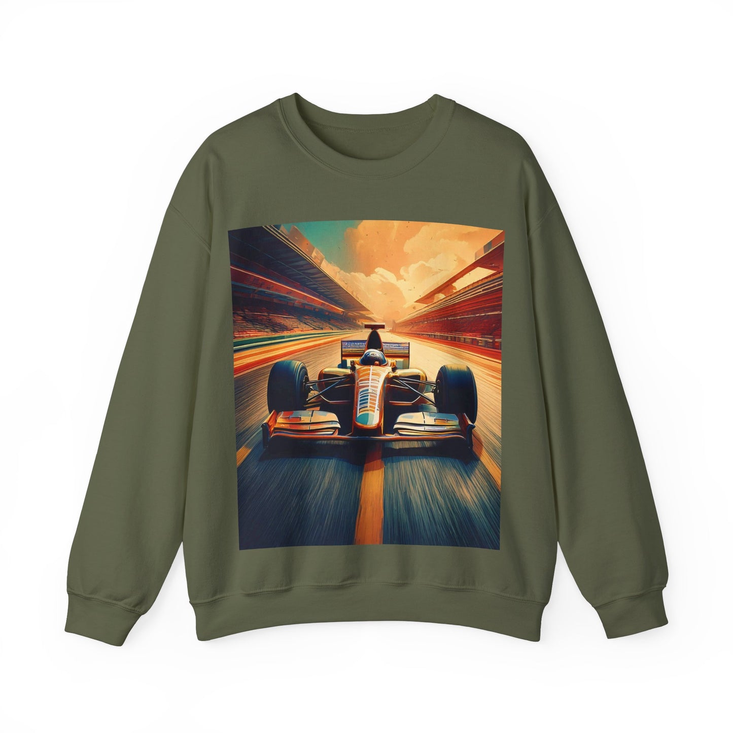 Race Car Crewneck Sweatshirt | Racing Apparel, Unisex Sweatshirt, F1 Gift, Motorsports Clothing, Car Enthusiasts Sweatshirt