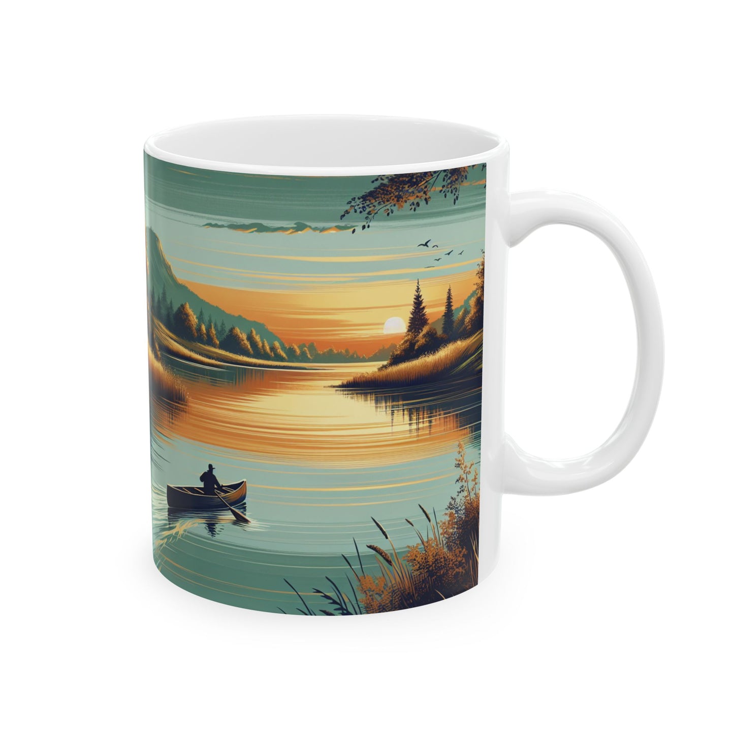 Canoeing Ceramic Mug
