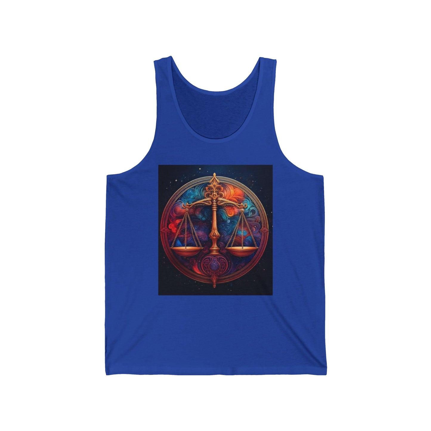 Libra Unisex Jersey Tank Top - Perfect for Festivals & Casual Wear