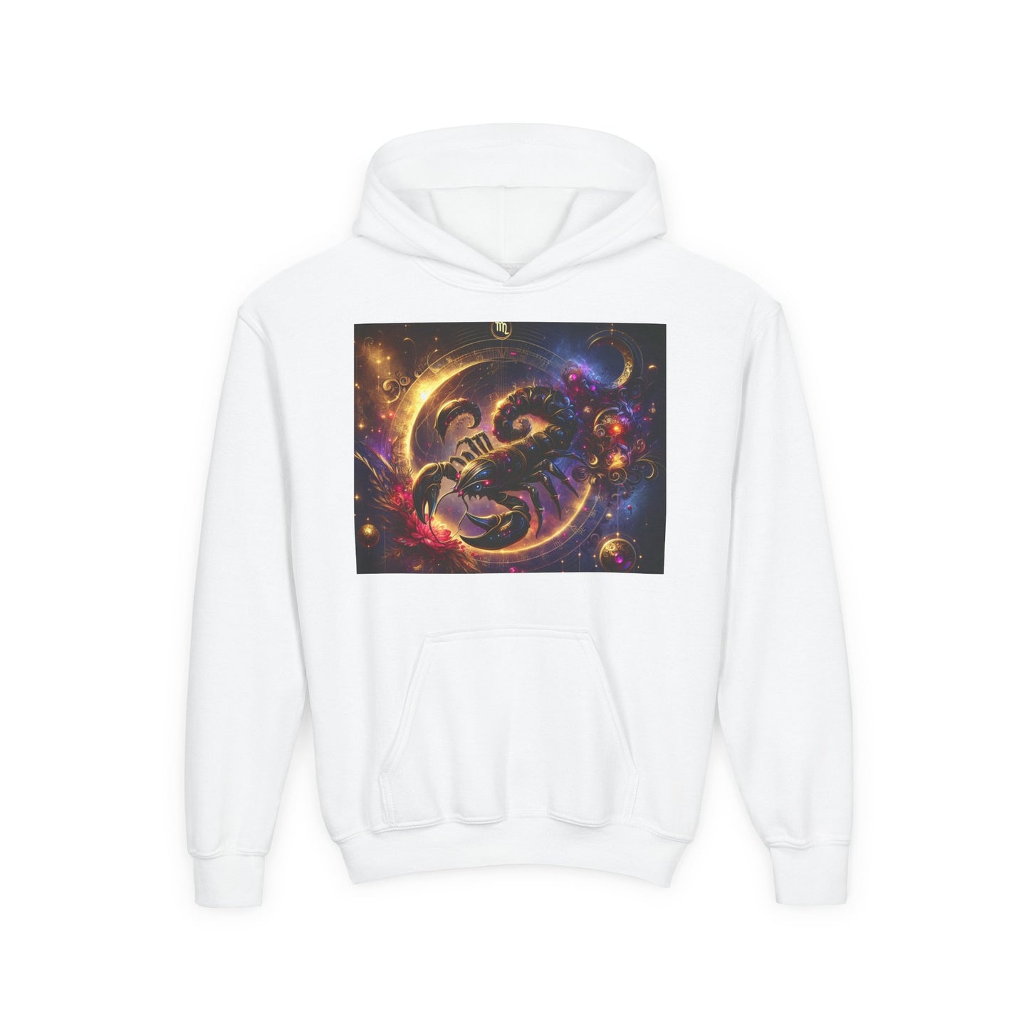 Scorpio Youth Hoodie - Heavy Blend Sweatshirt