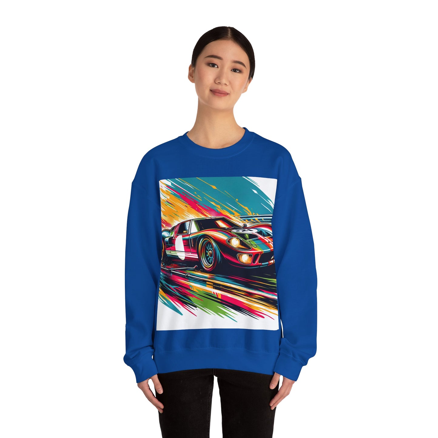 Race Car Crewneck Sweatshirt | Racing Apparel, Unisex Sweatshirt, Nascar Gift, Motorsports Clothing, Car Enthusiasts Sweatshirt