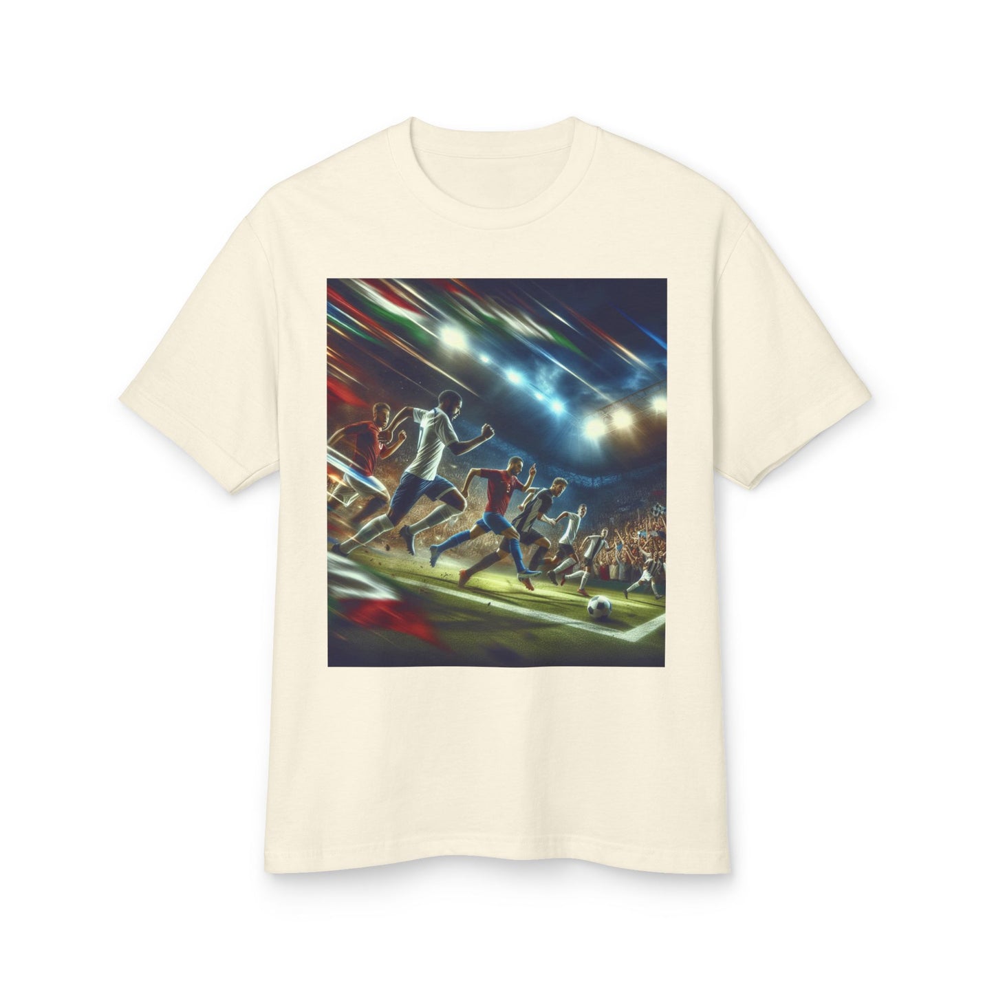 Soccer Heavyweight Tee - Unisex Garment-Dyed Shirt