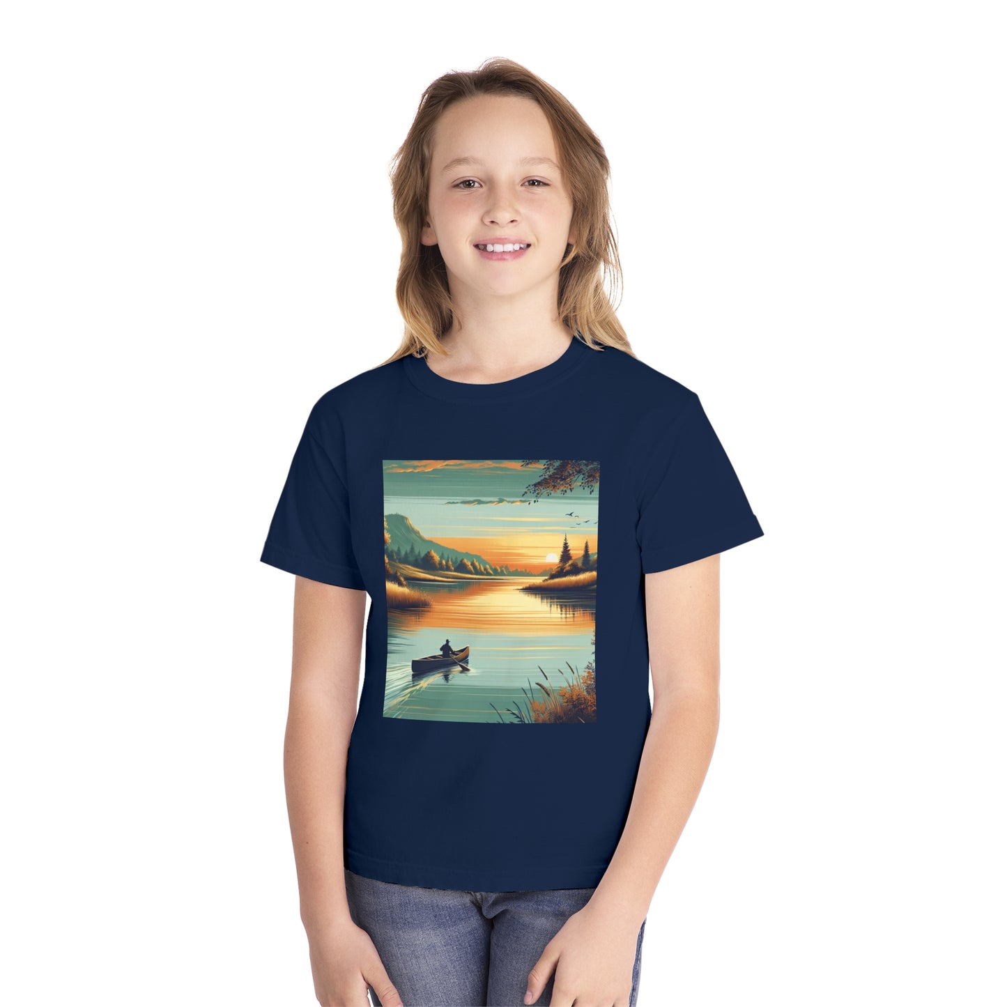 Canoeing Youth Midweight Tee