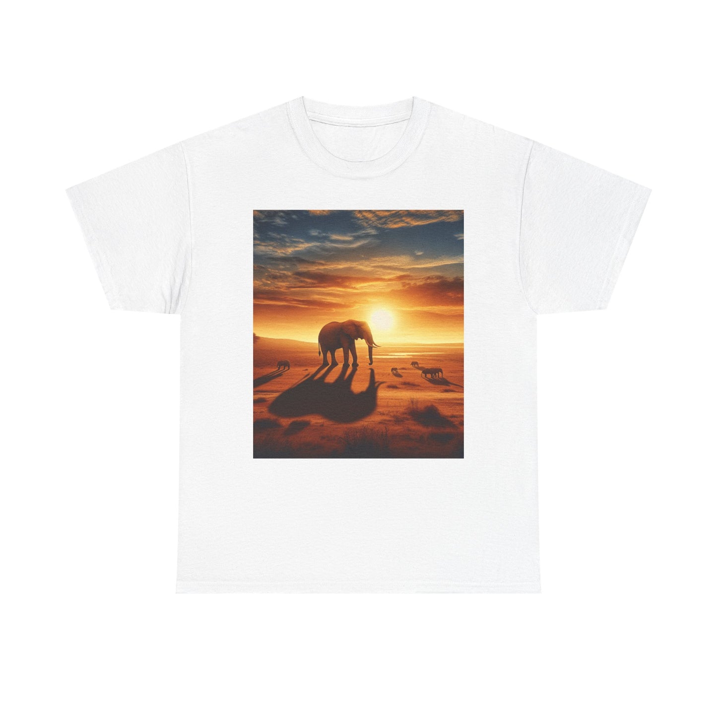 Elephants Women's Heavy Cotton Tee