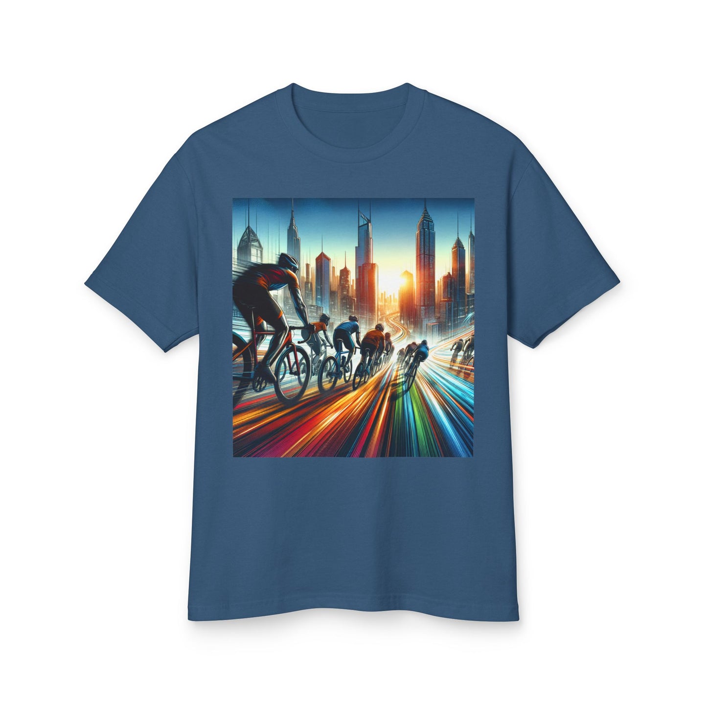 Cycling Heavyweight Tee - Unisex Garment-Dyed Shirt